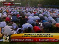 Muslims celebrate end of Ramadan