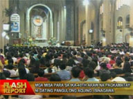 Several Masses held for former President Cory Aquino