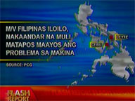 MV Filipinas Iloilo resumes cruise after engine trouble
