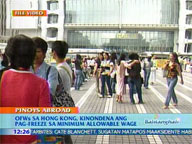  QTV:  OFWs in Hong Kong score freeze in minimum allowable wage