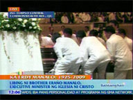  QTV:  Burial rites for INC's Ka Erdy