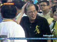 <b>QTV:</b> Noynoy at Redemptorist Church in Baclaran for Mass for Cory