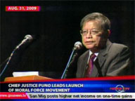  QTV:  SC's Puno leads launch of Moral Force Movement
