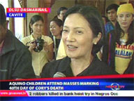 <b> QTV: </b> Masses held marking 40th day of Cory's death
