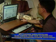  Saksi:  Belo files libel vs lawyer for 'slanderous' Facebook updates