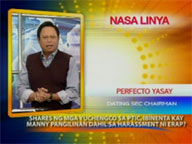 Interview with Perfecto Yasay on sale of Yuchengco PLDT shares to Metro Pacific