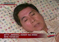 Barrameda camp questions Manuel Jimenez Jr's hospital stay