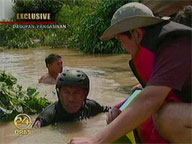 Rescue teams, GMA News visit families stranded by floods
