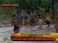 Candaba and San Simon towns in Pampanga still flooded