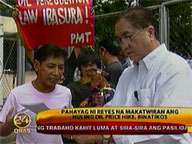 Sec. Reyes justification of latest oil price hike is hit