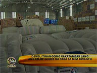 DSWD denies rumors of relief goods rotting in its warehouse