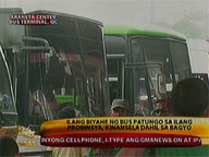 Bus trips to some provinces cancelled due to 'Santi'