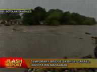 Temporary bridge in Botolan, Zambales still impassable