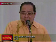 DILG chief Ronaldo Puno says he won't run for VP in 2010