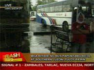 Bus routes to Bicol province, southern Luzon OK