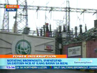 <b>QTV:</b> Rotating brownouts up in eastern Metro Manila, Rizal