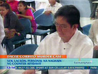  QTV:  Lacson personally files counter affidavit on Dacer-Corbito case