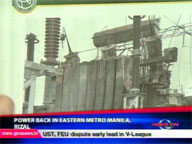 <b>QTV: </b>Power back in eastern Metro Manila, Rizal