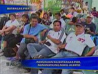  Saksi:  Signal No. 1 up over Batangas, pier trips cancelled