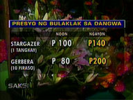  Saksi:  Buyers flock to Dangwa flower market