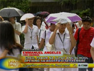 CHED Chief Angeles on shift in school opening schedule