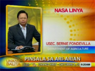 Interview with DA's Bernie Fondevilla on damage caused by Ondoy, Pepeng