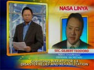 DND chief Teodoro on govt's disaster relief and rehabilitation efforts