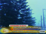 Baguio City experiences occasional rains