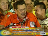 Erap camp says Lozano's disqualification bid premature