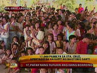 17,000 families affected by 'Santi' in Sta. Cruz, Laguna