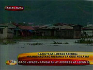 Some Taytay residents build new homes near Laguna Lake despite danger