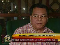 Ex-DPWH chief Ebdane announces 2010 presidential bid