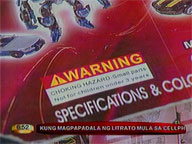 Govt warns public vs toys that are dangerous to kids