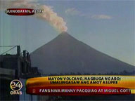 Mayon Volcano spews ashes; nearby residents told to prepare