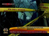Fire guts 2 stores selling firecrackers in Bocaue, Bulacan