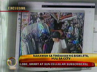 CCTV catches bicycle robbery in Makati City