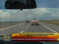 Villar dares Noynoy to explain SCTEX issue