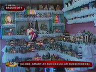 House adorned with numerous Christmas decors attracts attention in Baguio