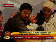 Pacquiao's first agenda on his return: 'Where's my kids?'