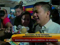 Escudero abandons 2010 presidential bid