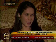 Jinkee Pacquiao wants husband Manny to retire from boxing