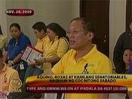 Noynoy Aquino, Mar Roxas file COCs Saturday