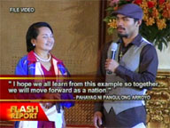 Arroyo joins nation in celebrating Pacquiao victory