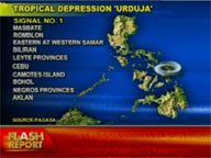 Pagasa update on Tropical Depression Urduja