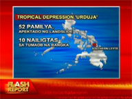 Over 50 families in Southern Leyte affected by landslide caused by 'Urduja'