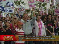 Party-list representatives Liza Maza, Satur Ocampo file COC