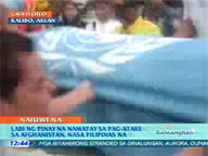  QTV:  Remains of Pinay killed in Afghan attack now in RP