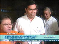  QTV:  Estrada, Mancao snub each other in lawyer's birthday party