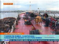 QTV:  Boat crew caught transferring crude oil to another ship in Navotas