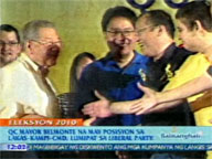 QTV: QC Mayor Feliciano Belmonte now with Liberal Party